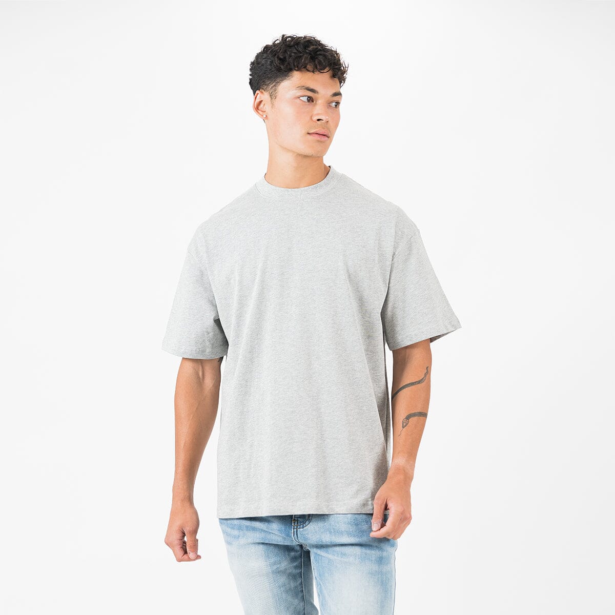 T-Shirt - Marl Grey