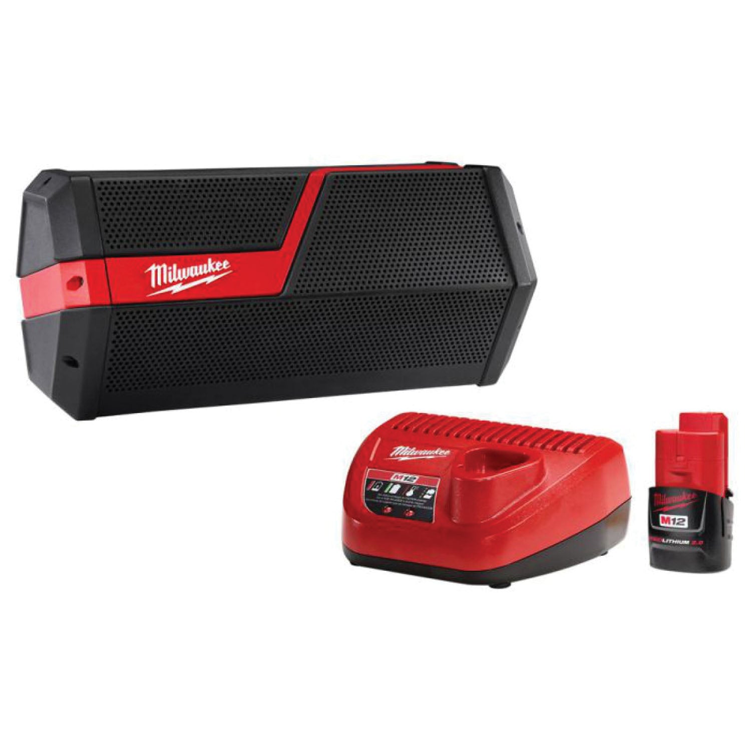 milwaukee tool m18 m12 wireless jobsite speaker