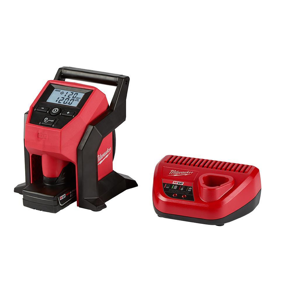 Milwaukee 2475-21XC M12 Compact Inflator Kit W/ 4.0Ah Battery & Charge –  MechanixGear