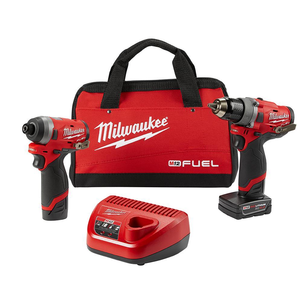 brushless milwaukee drill set