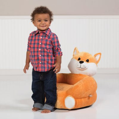 plush fox chair