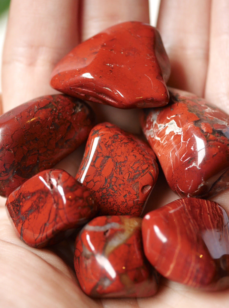 red jasper tumble