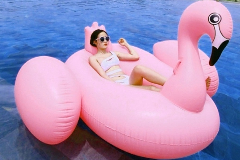 flamingo pool floaties