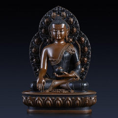 Pure copper Buddha statue