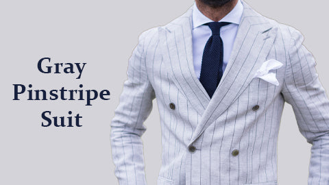 Gray Pinstripe Suit