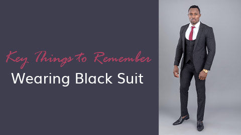 The perfect shoe color combination with black suit – Flex Suits