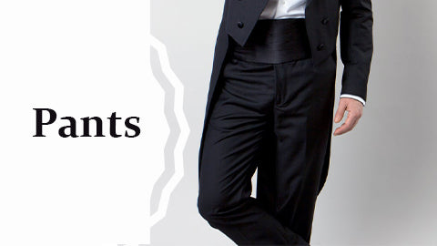 Pants for tailcoat tuxedo 