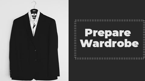 Prepare Wardrobe for christmas suits