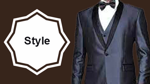 Stylish mens prom suit