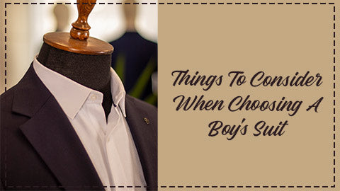 Things To Consider When Choosing A Boy's Suit