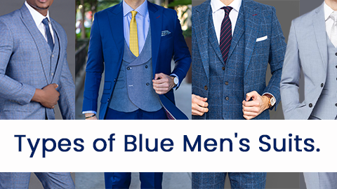 Blue Suits You Can Wear to Office, Weddings, and The Accessories – Flex ...