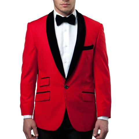 Black and Red Tuxedo – Flex Suits