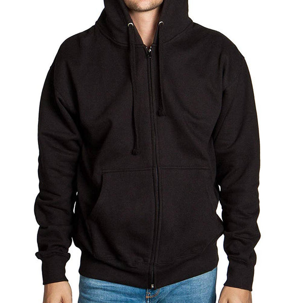 Black Zip Up Hoodie Sweatshirt – Flex Suits