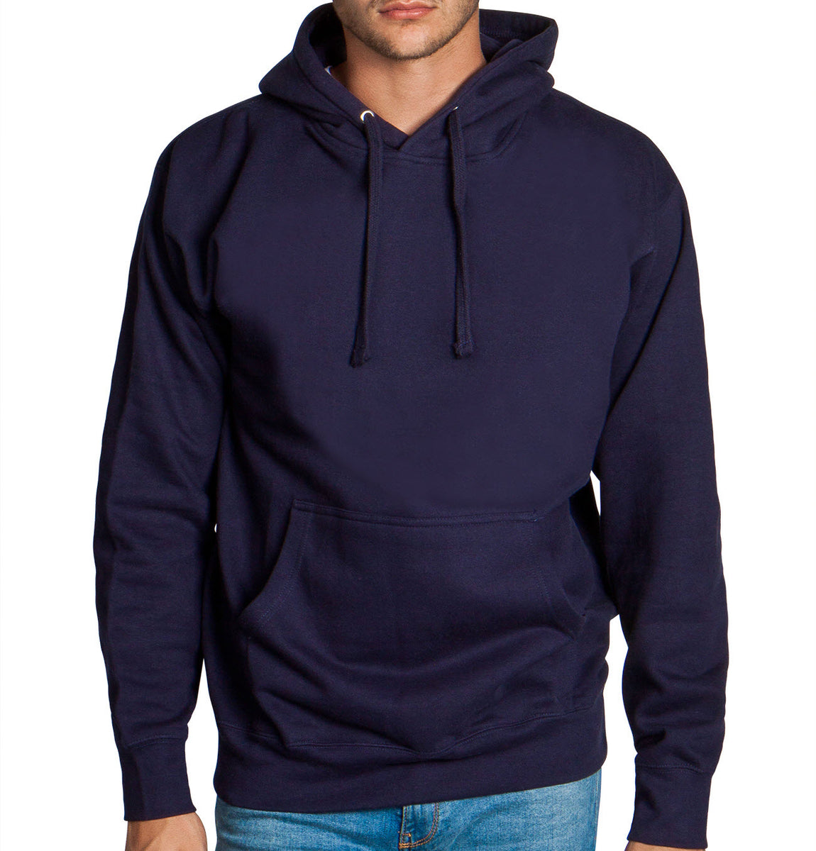 Navy Fleece Pullover Hoodie – Flex Suits