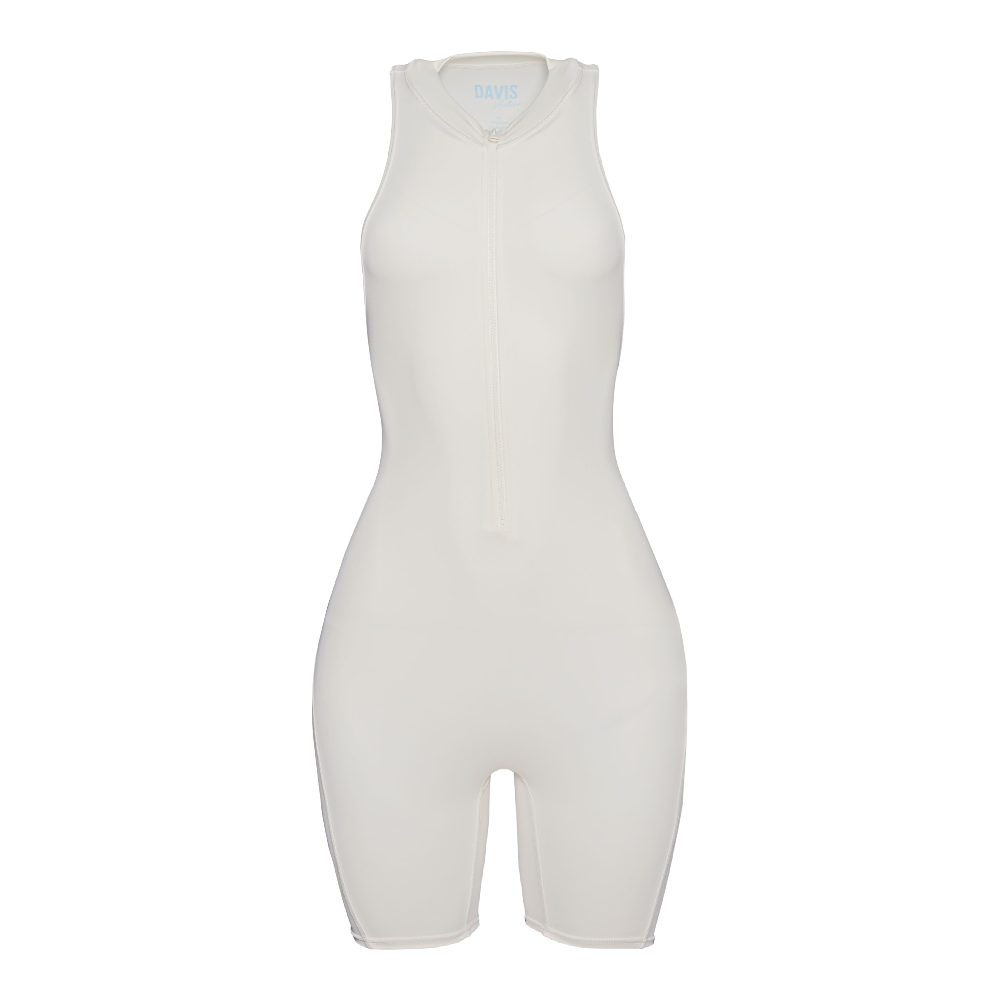 Zip Romper Ivory - Davis Active product image