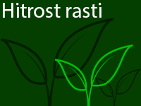 Hitrost rasti: SREDNJA