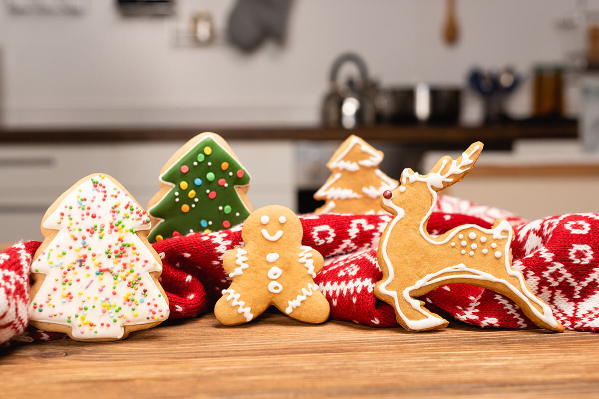 decorated gingerbread cookies