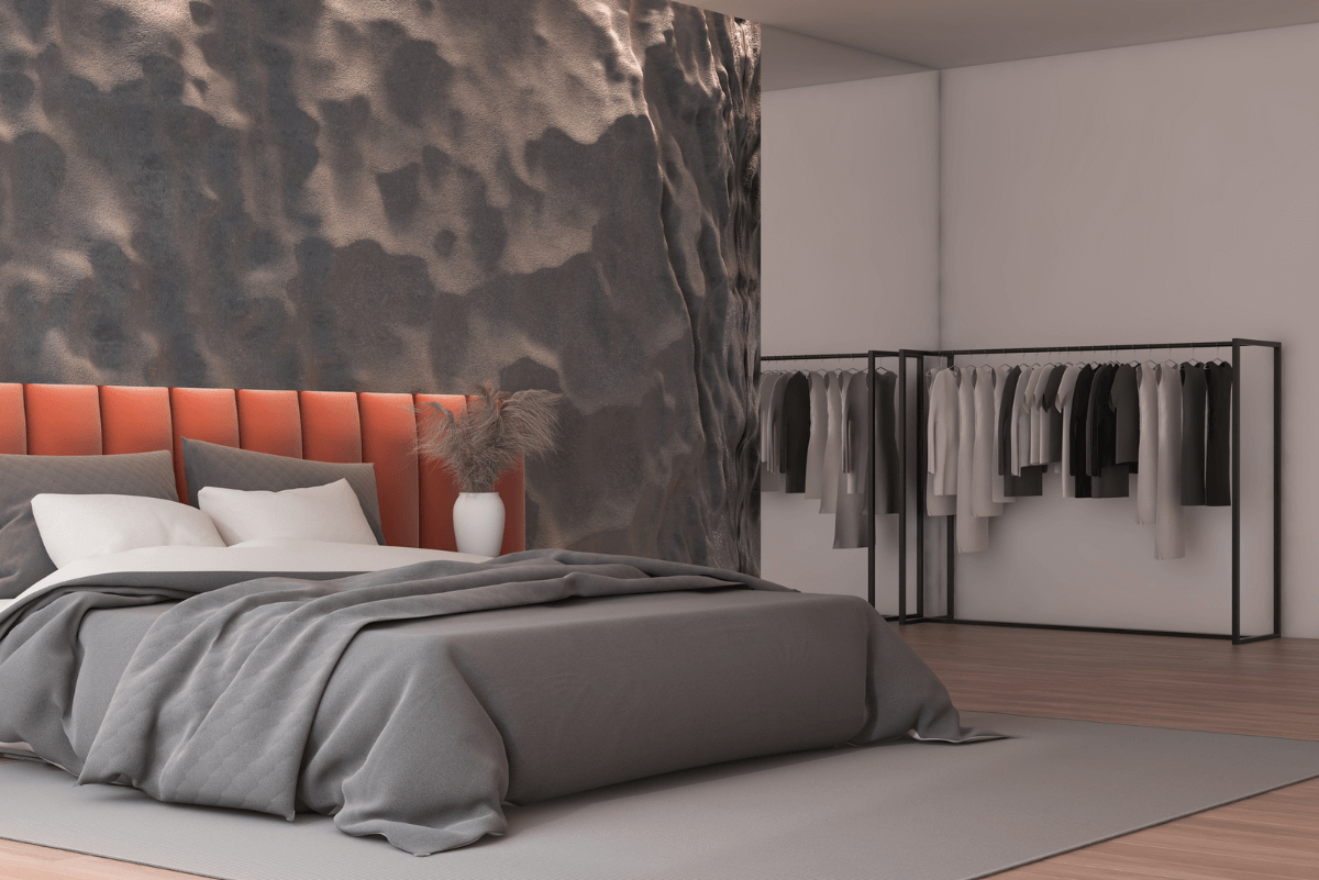 modern nature bedroom