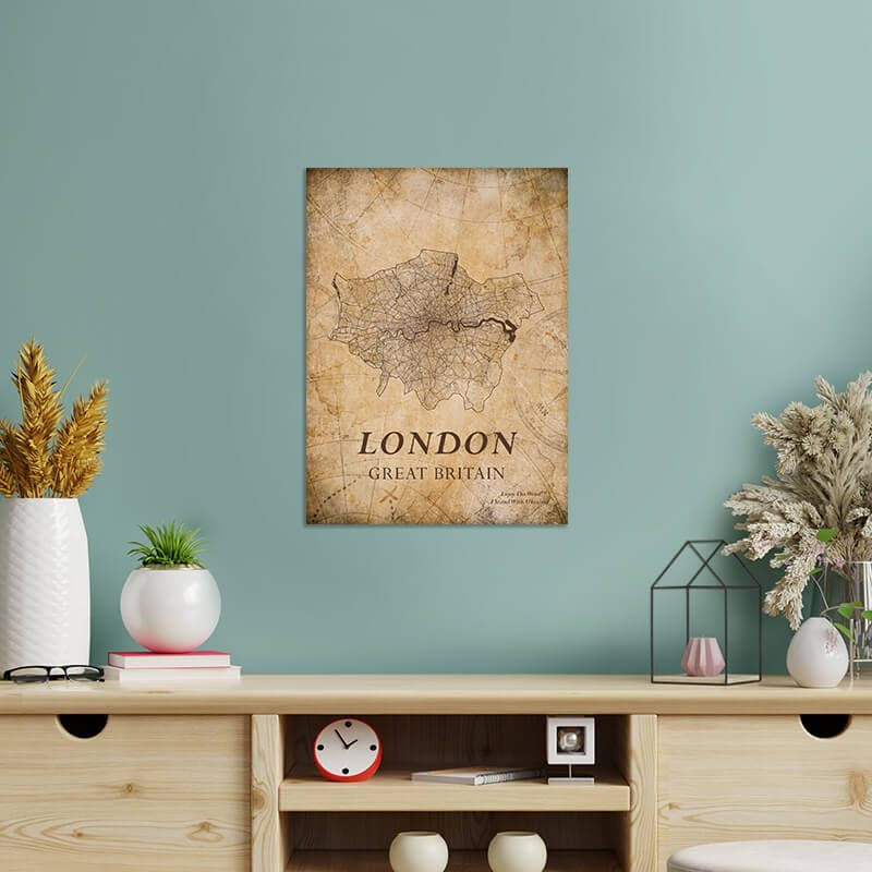 Poster City Map London image