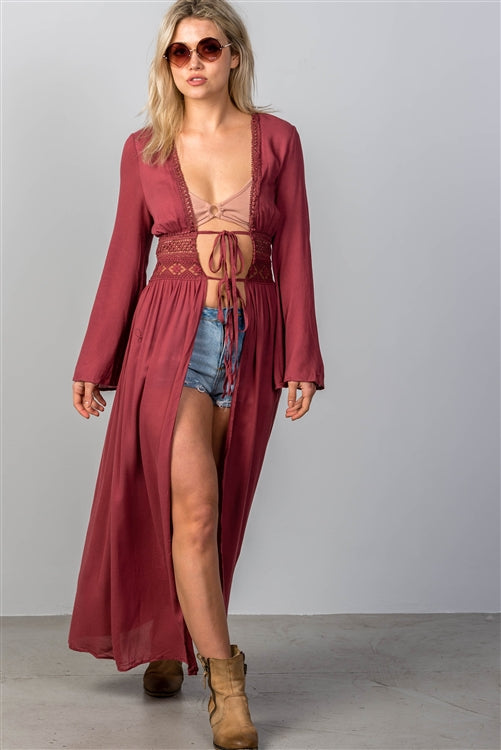 maxi kimono cover up