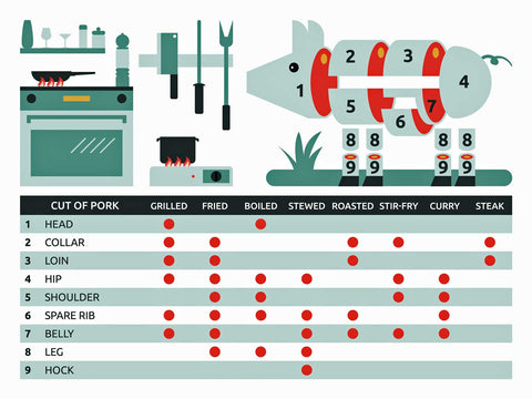 Pork Cooking Chart and Guide