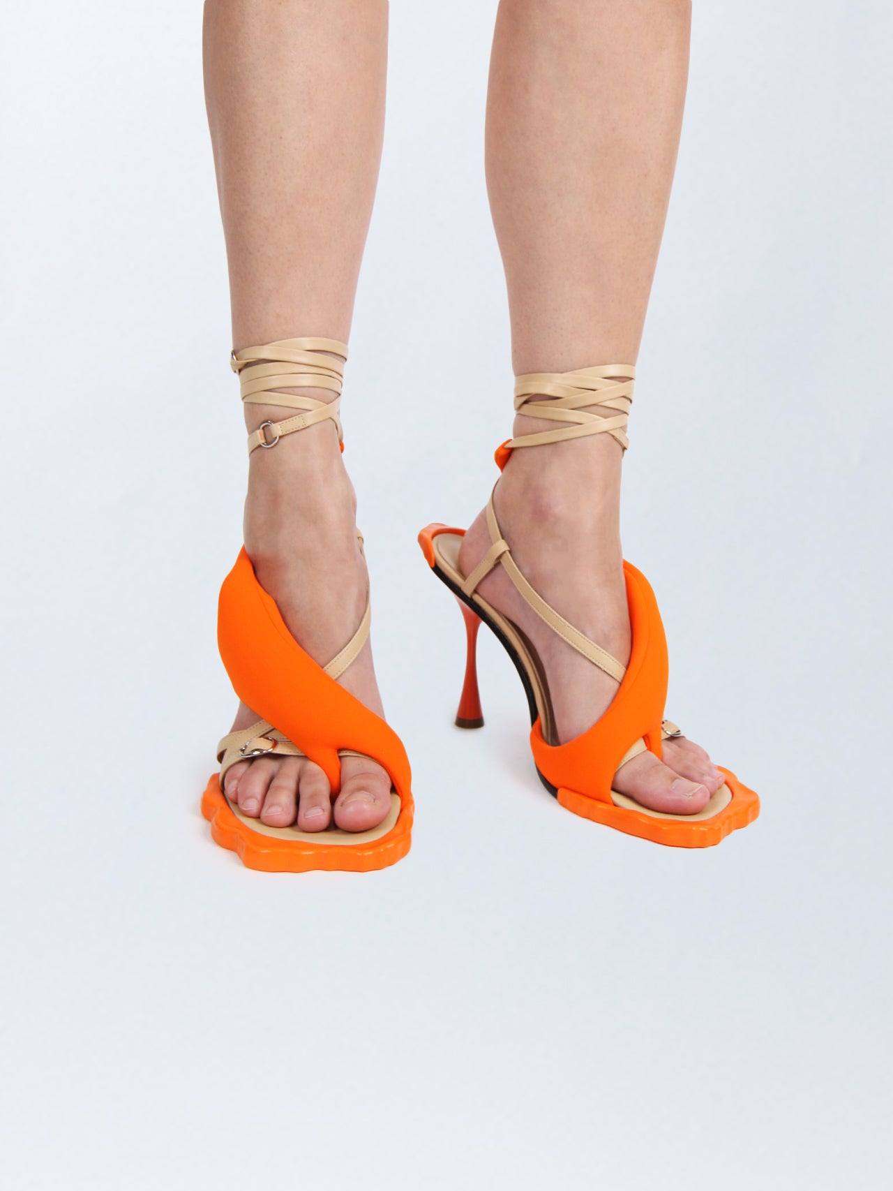 Dressberry Orange Heels - Buy Dressberry Orange Heels online in India