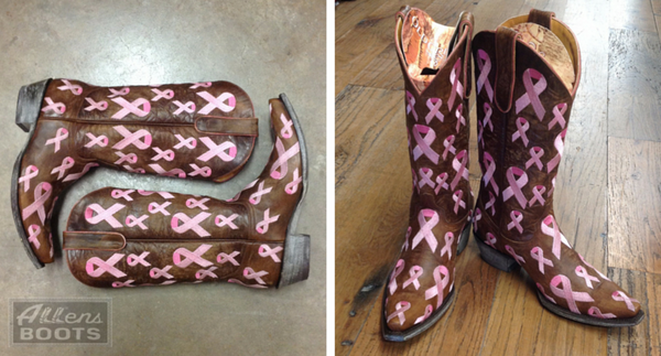 breast cancer awareness boots