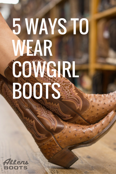 how to wear cowboy boots with jeans