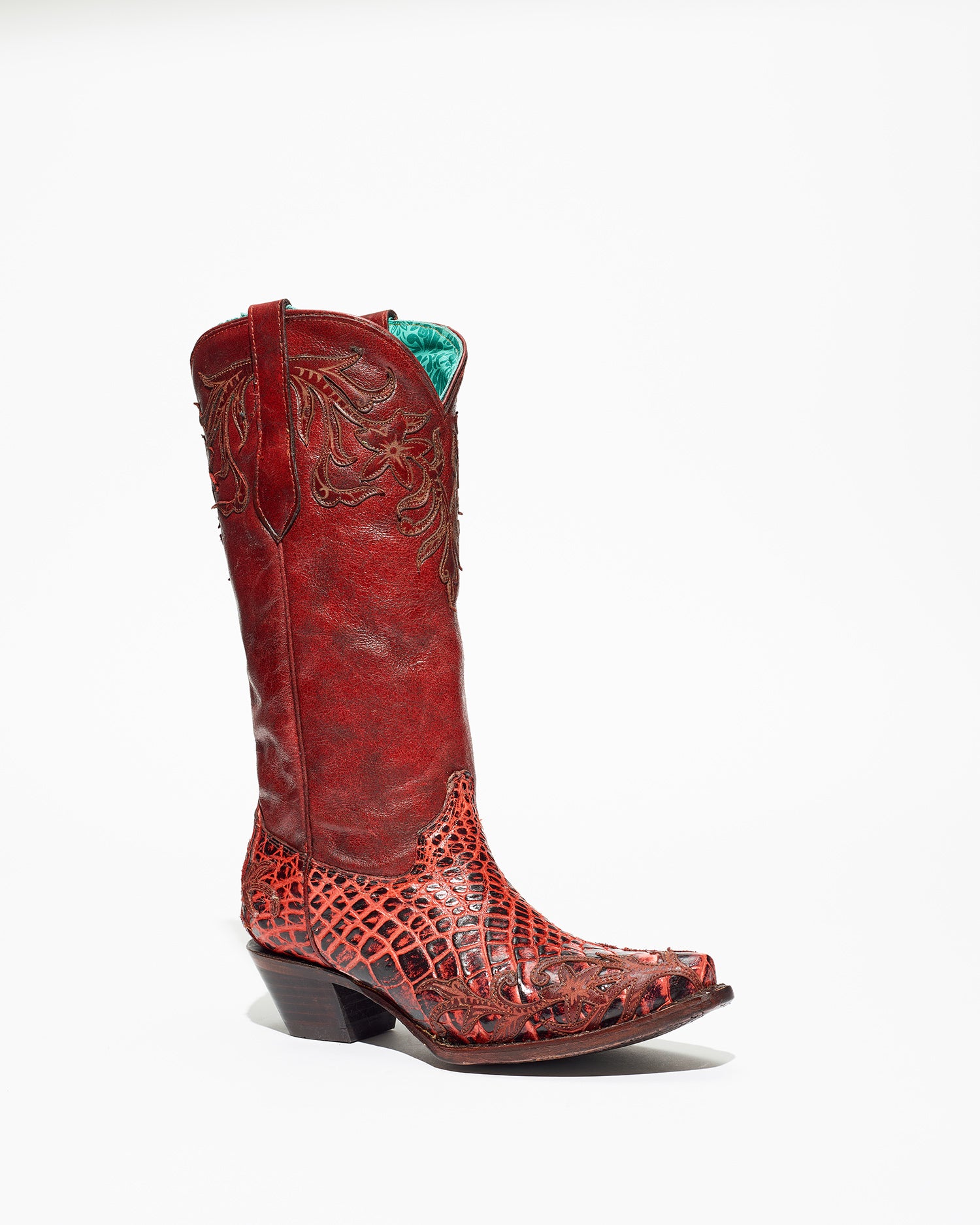 ladies alligator boots