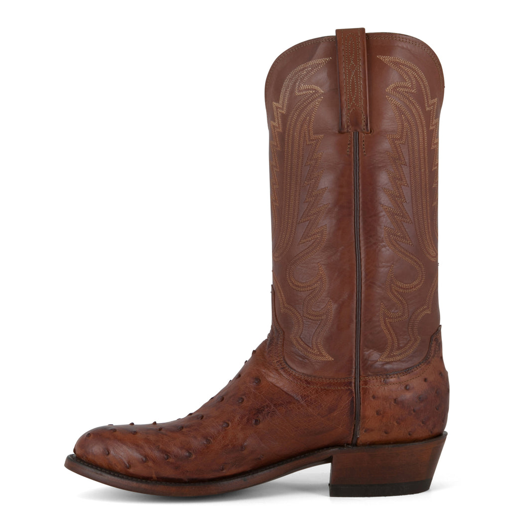 Lucchese - Barnwood Pin - Ostrich – Allens Boots