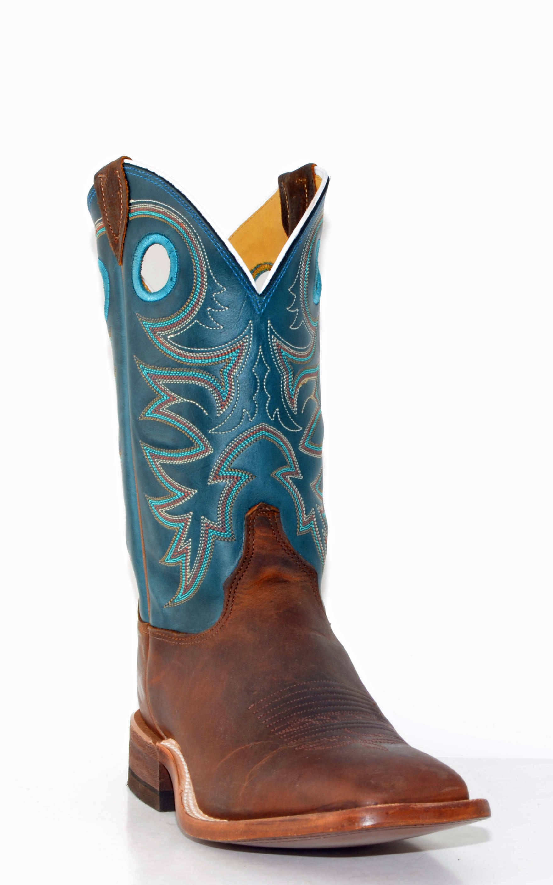 justin turquoise boots