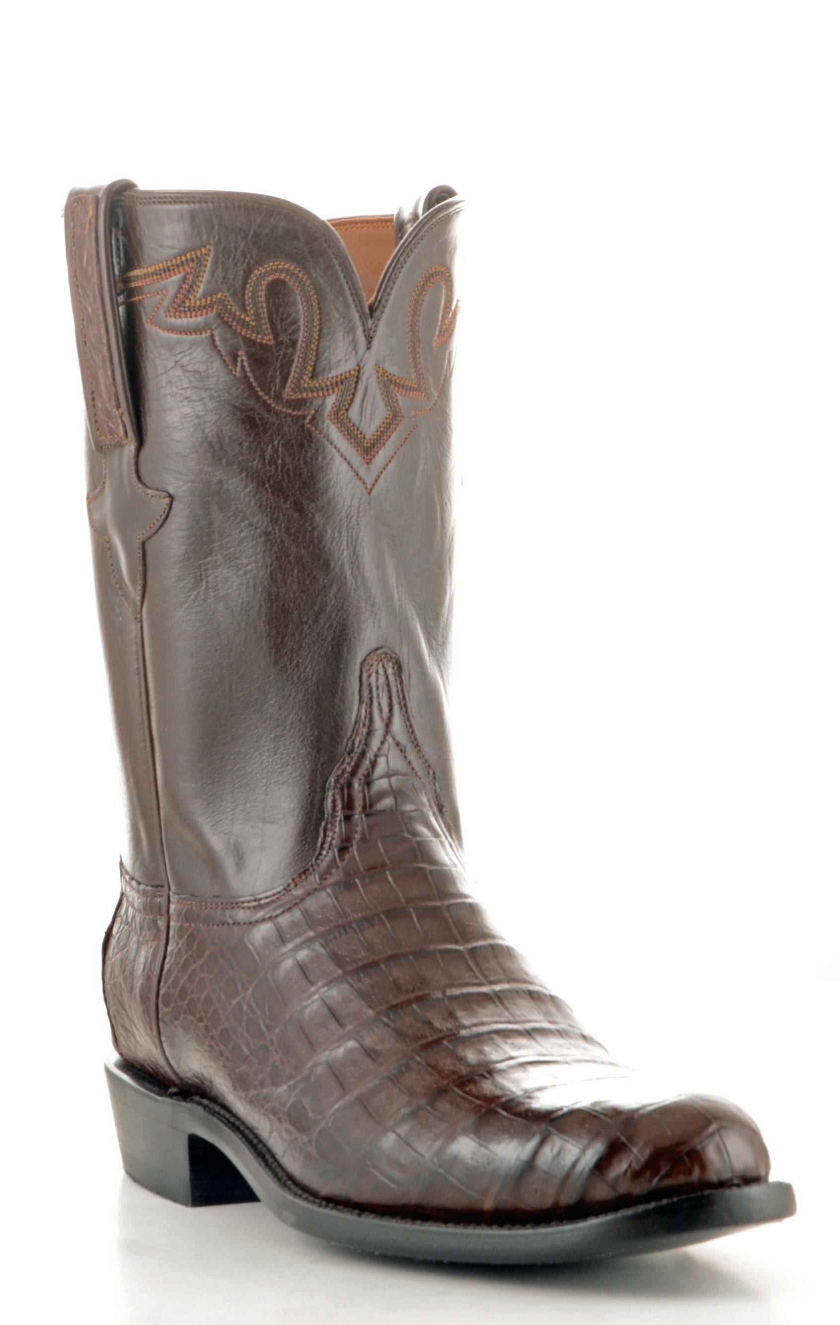 lucchese ultra caiman belly boots