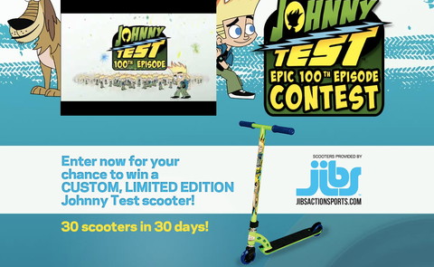Johnny Test Scooter Contest