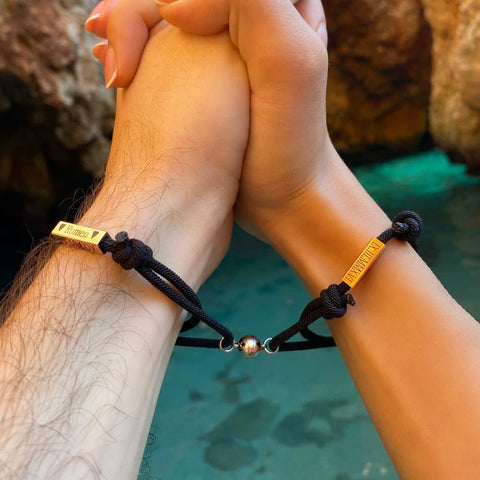 Customized Magnetic Couple Bracelets