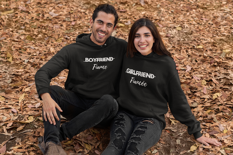 Not Boyfriend -> Fiance - Couple Hoodies