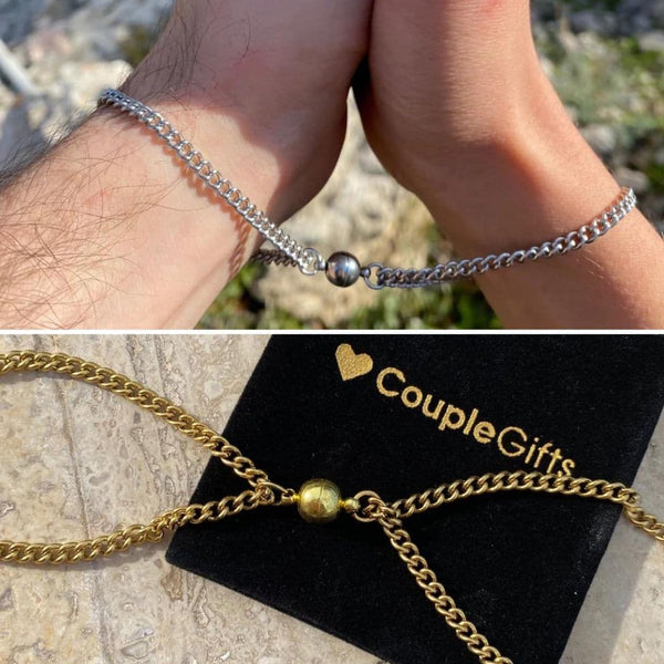 magnetic matching couples bracelets 