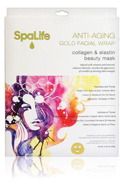 Spa life gold facial mask