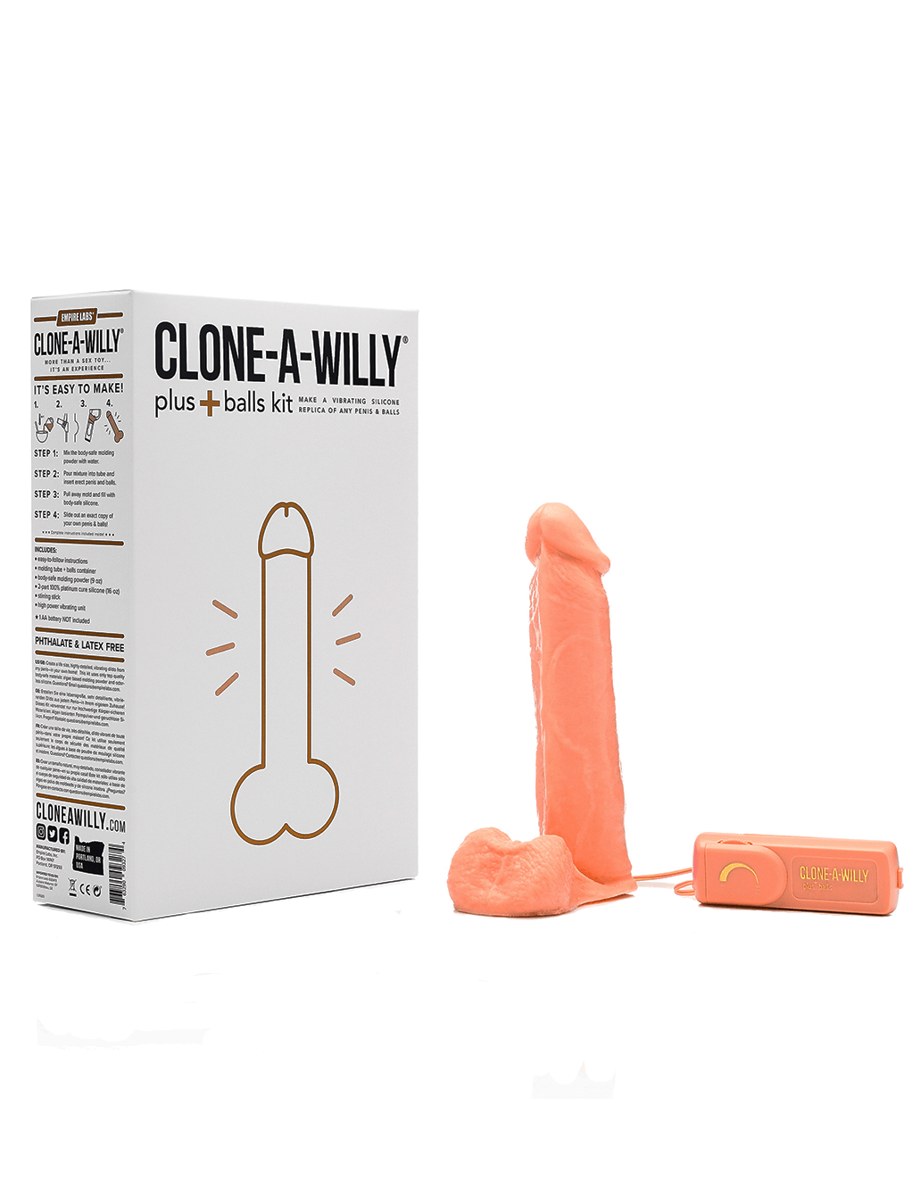 Sex Toys For Couples - Clone A Willy Brown Tones - Sex Toy