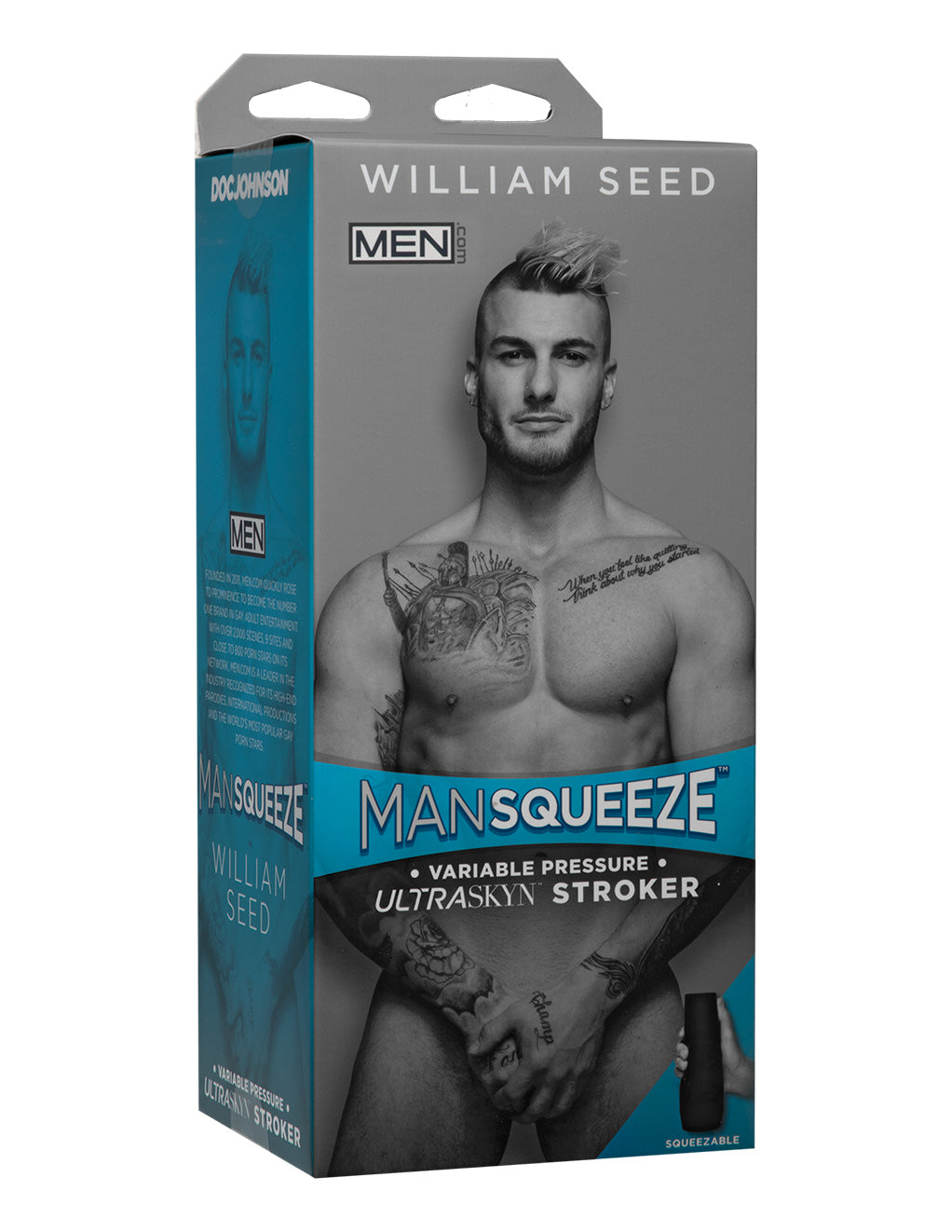 Man Squeeze William Seed UltraSkyn Stroker | Sex Toys at Hustler Hollywood