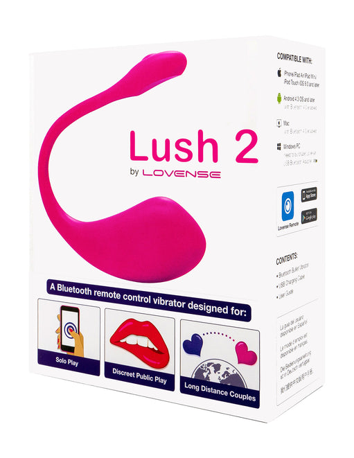 Lovense Lush 2 Bluetooth Remote Control Vibrator