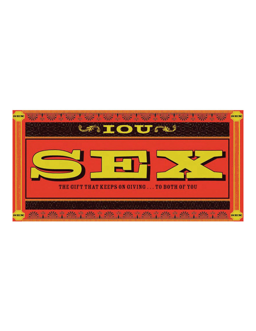 IOU Sex Coupons