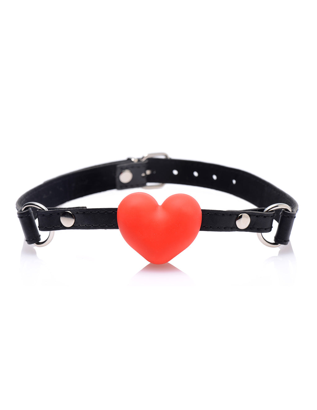 XR Brands Gag Silicone Heart Red