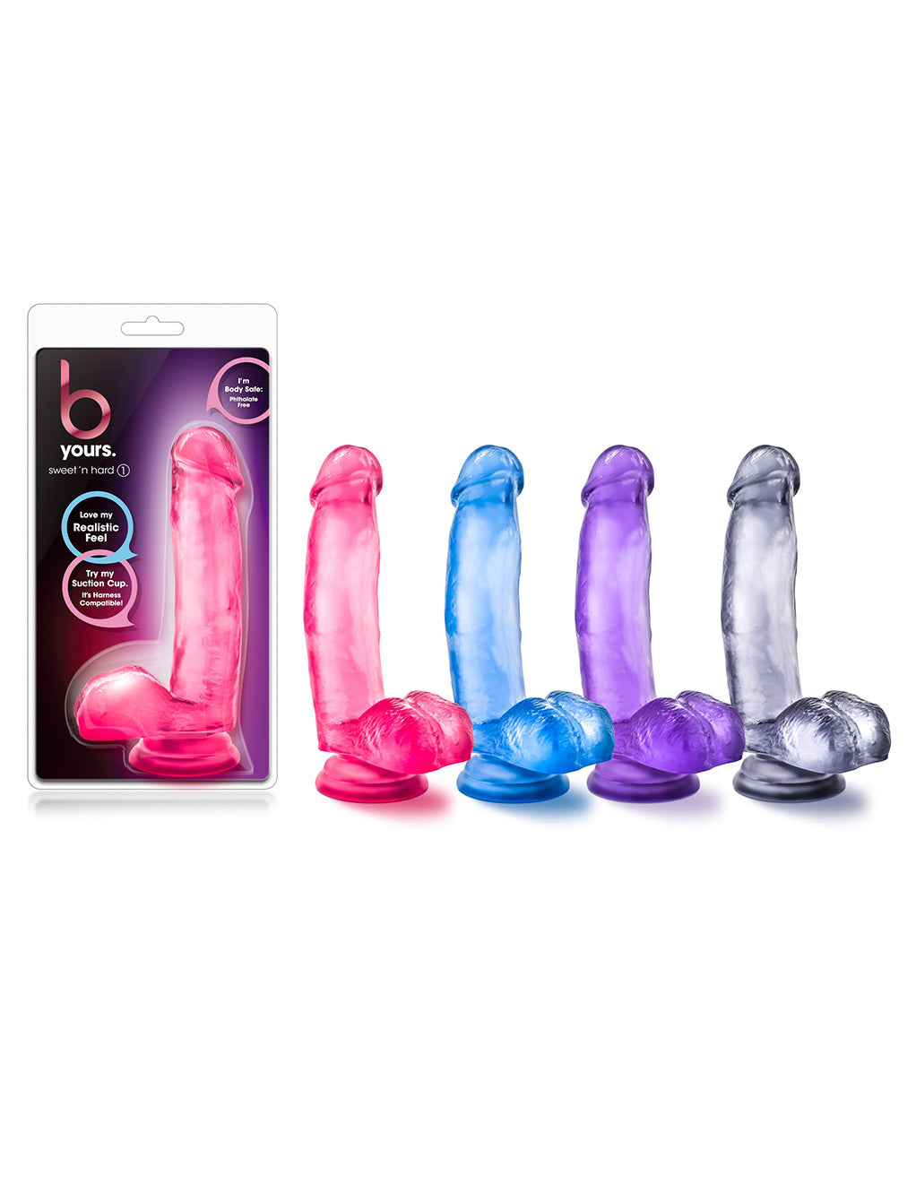 B Yours Sweet N Hard 1 Suction Cup Dildo | Sex Toys at Hustler Hollywood