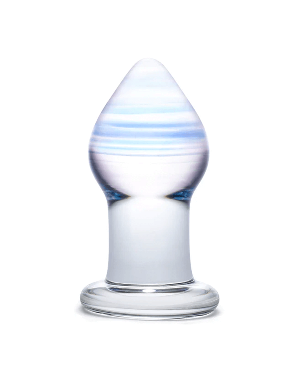 Glas Amethyst Rain Glass Butt Plug