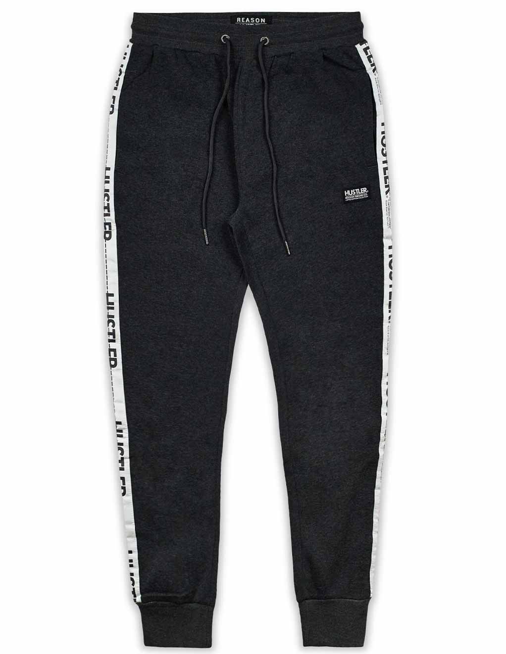 HUSTLER? Logo Tape Joggers