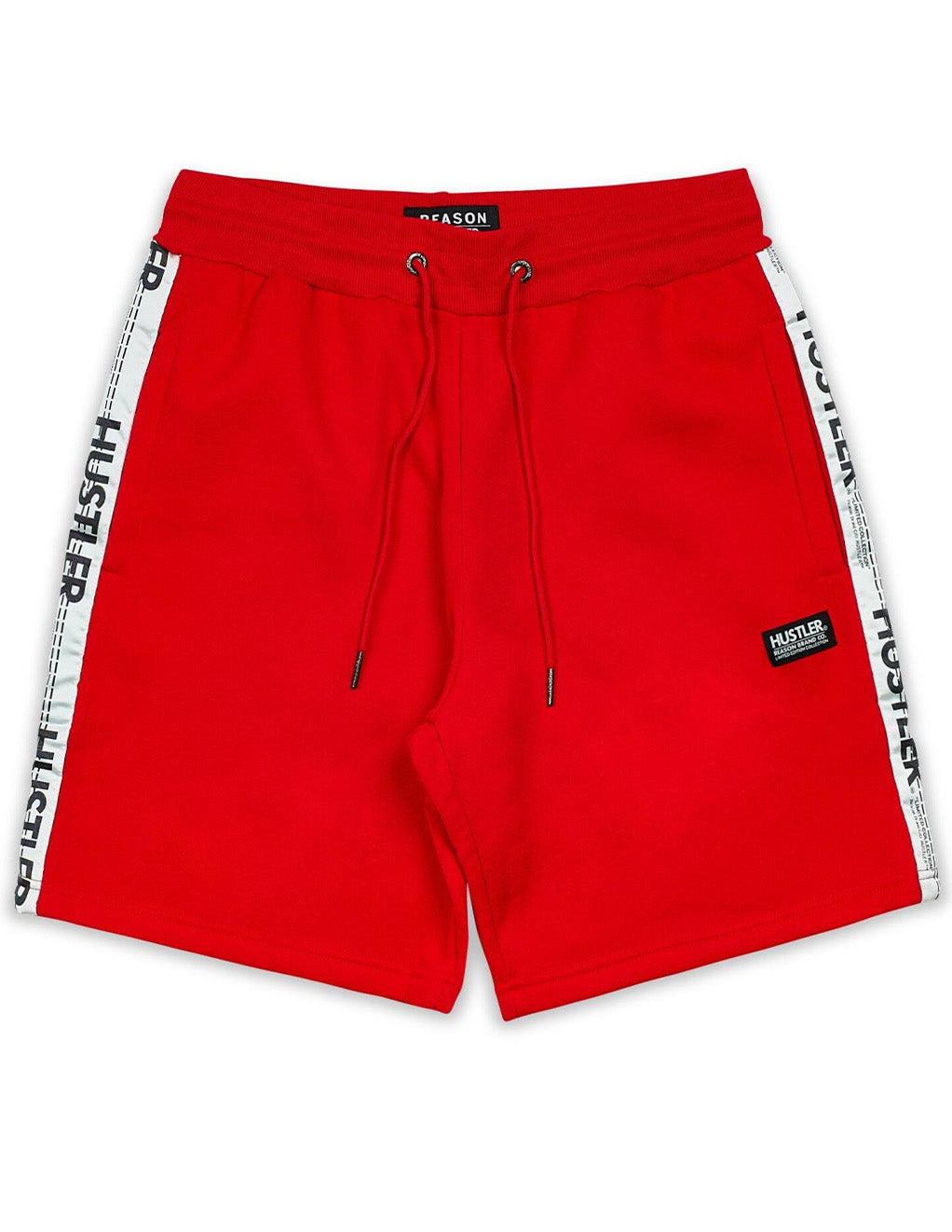 HUSTLER? Logo Tape Shorts