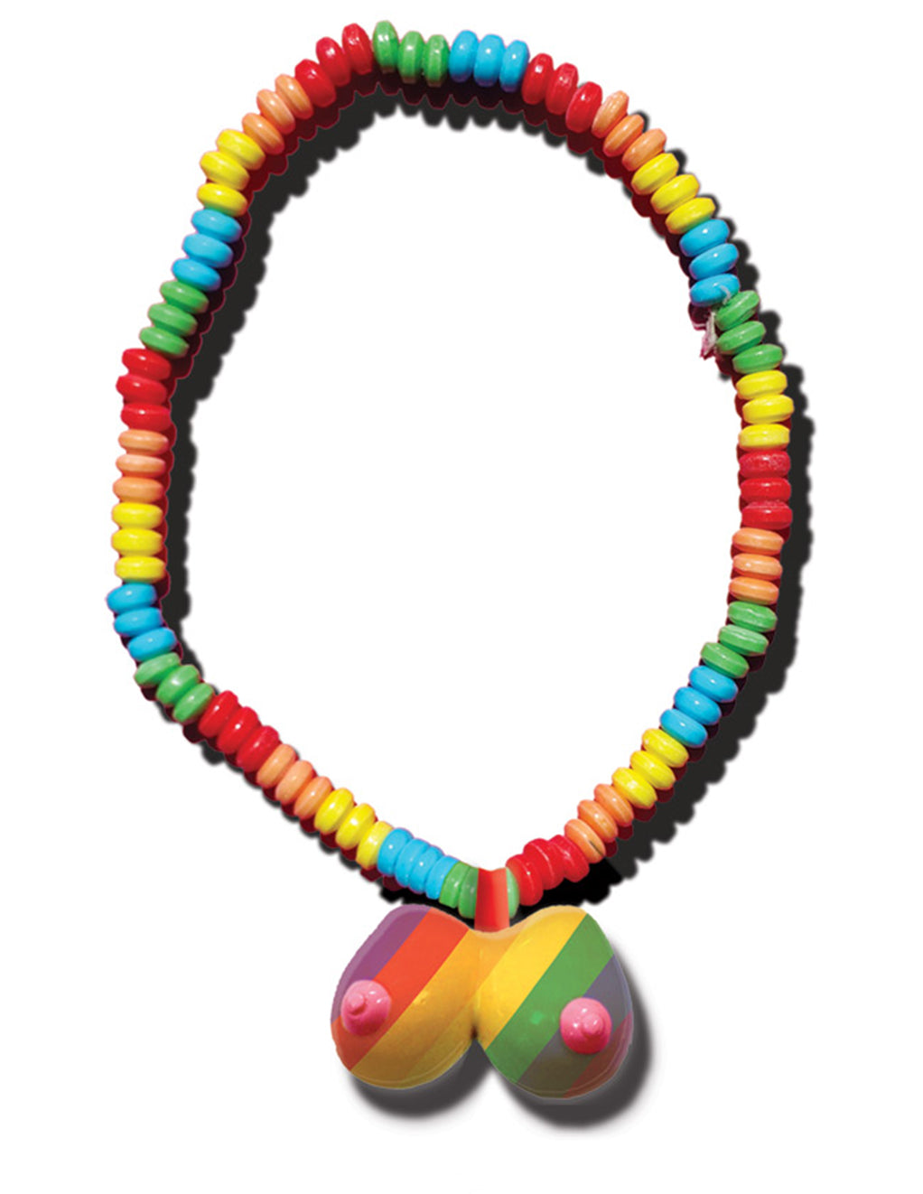 Rainbow Boobie Candy Necklace