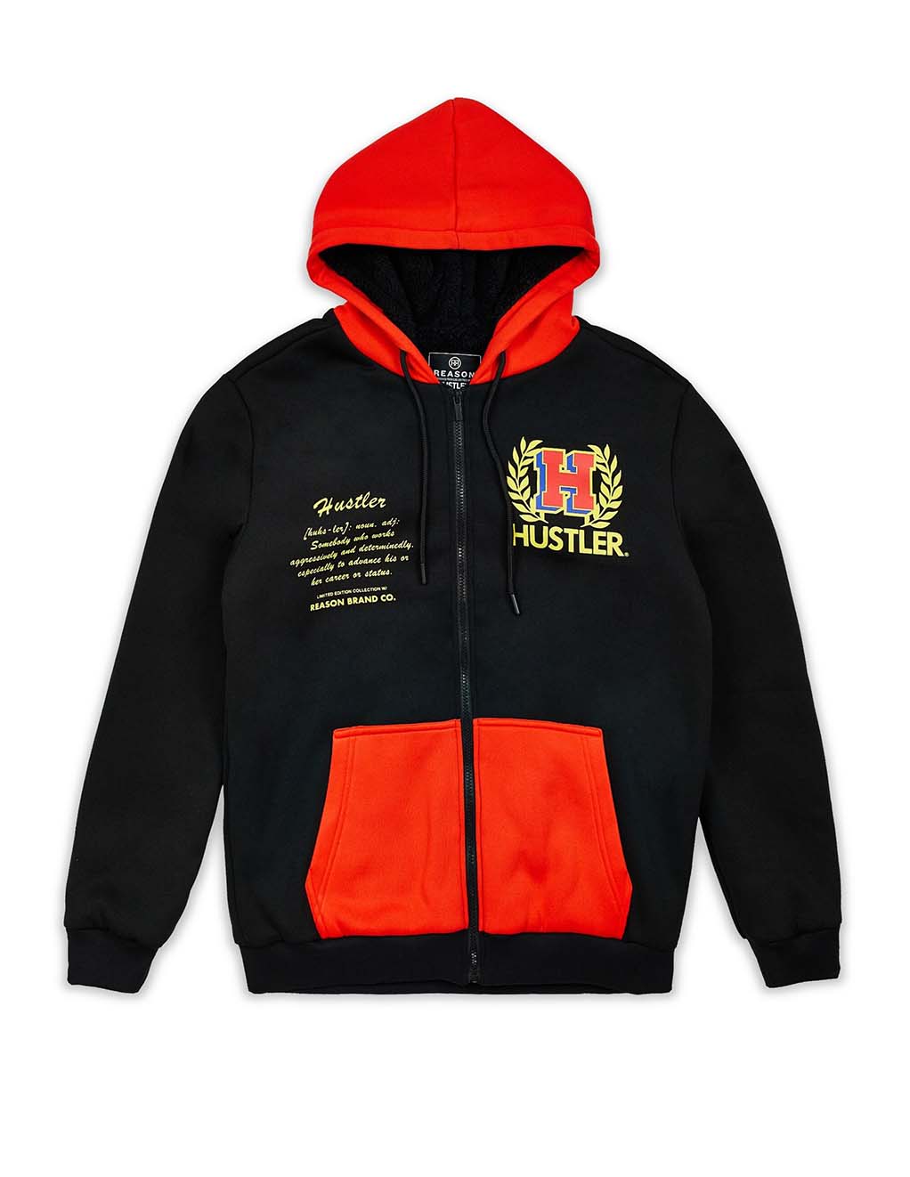 HUSTLER® Define Sherpa Zip Up Hoodie