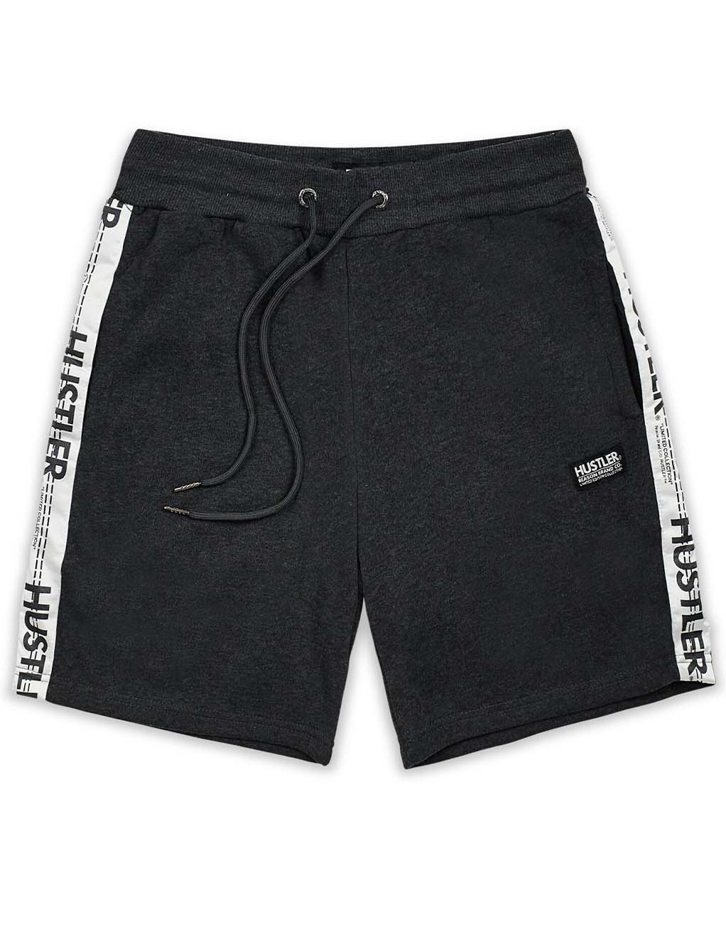 HUSTLER® Logo Tape Shorts