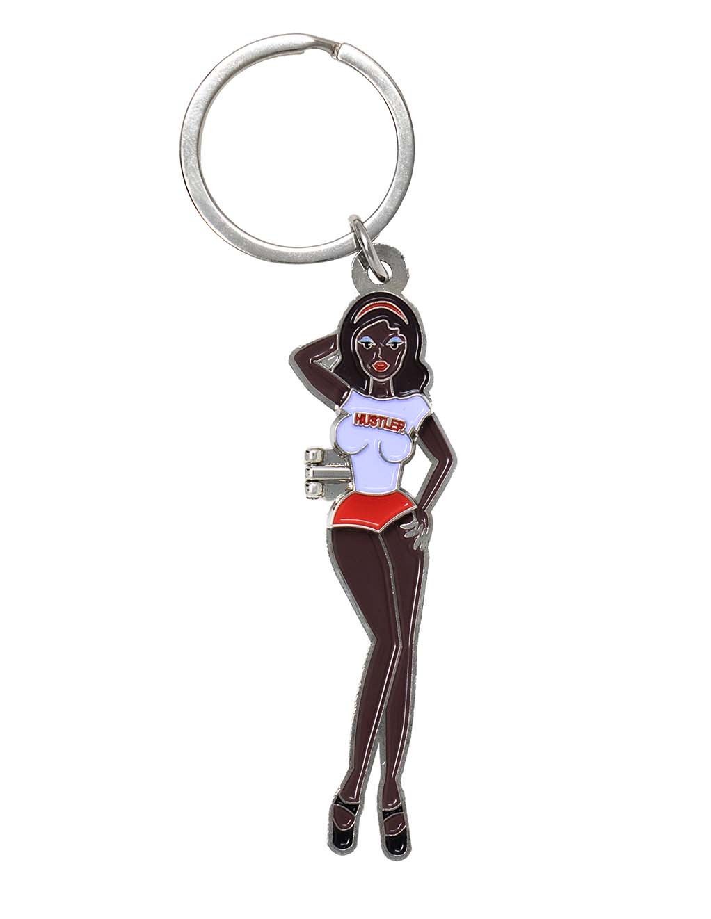 HUSTLER® Female Nude Hinge Keychain